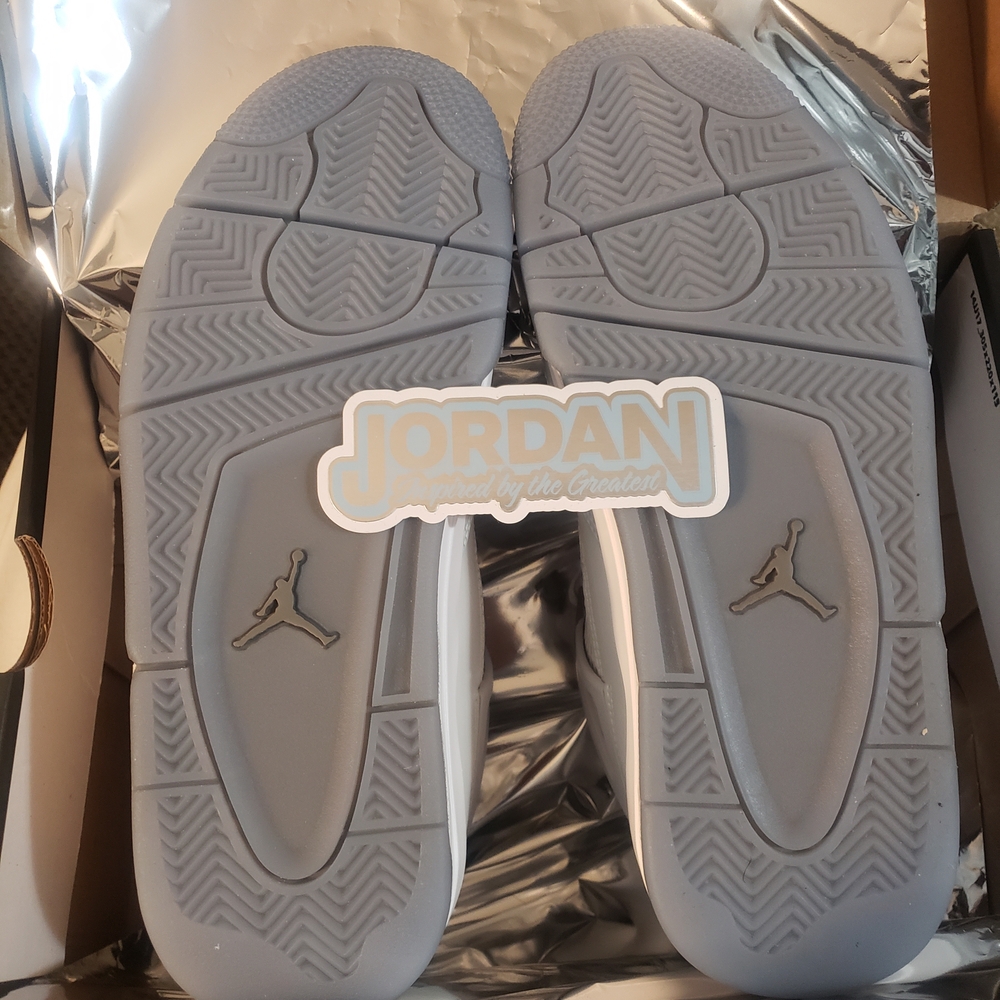 Jordan Kids' Light Gray Sneakers